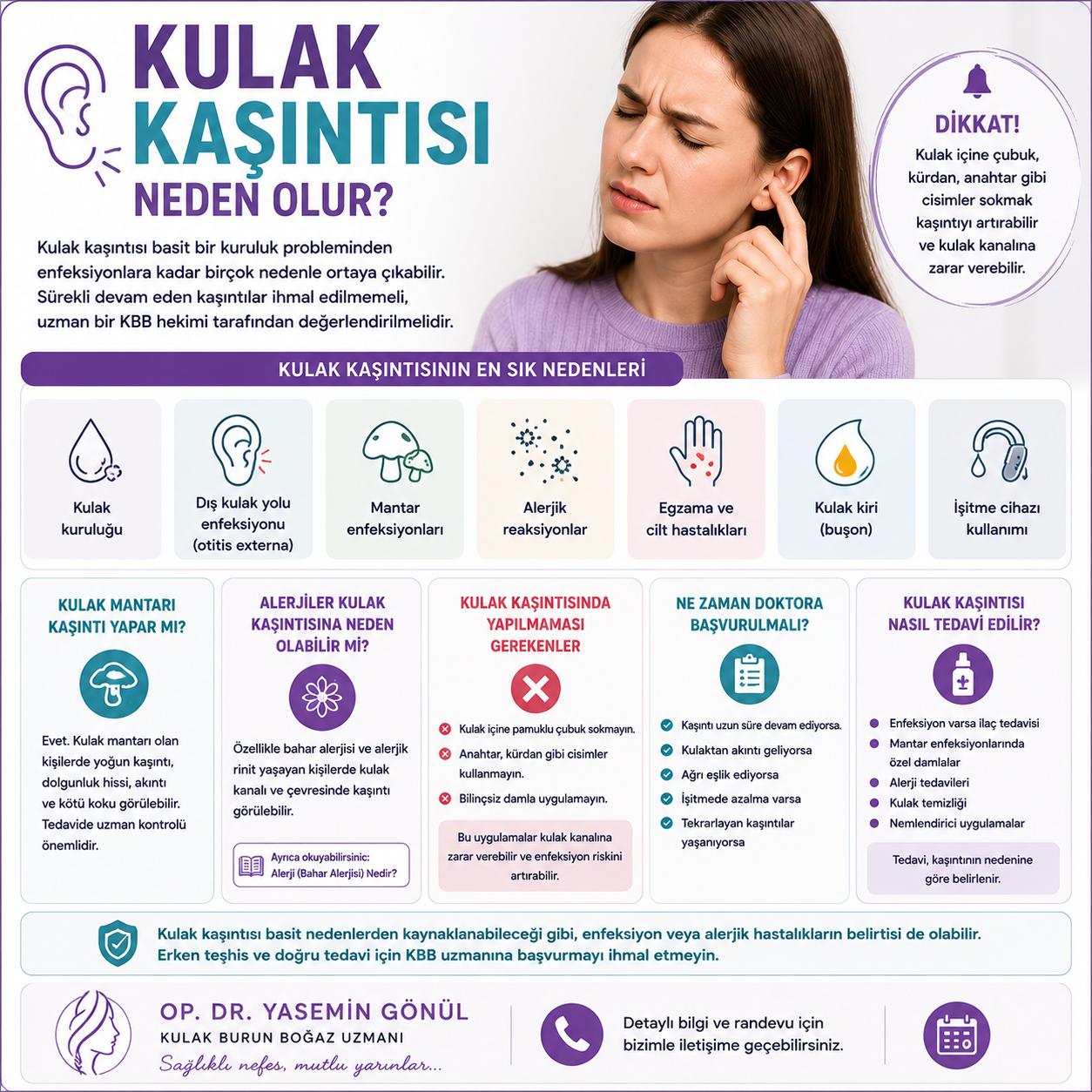 Kulak Kaşıntısı Neden Olabilir?